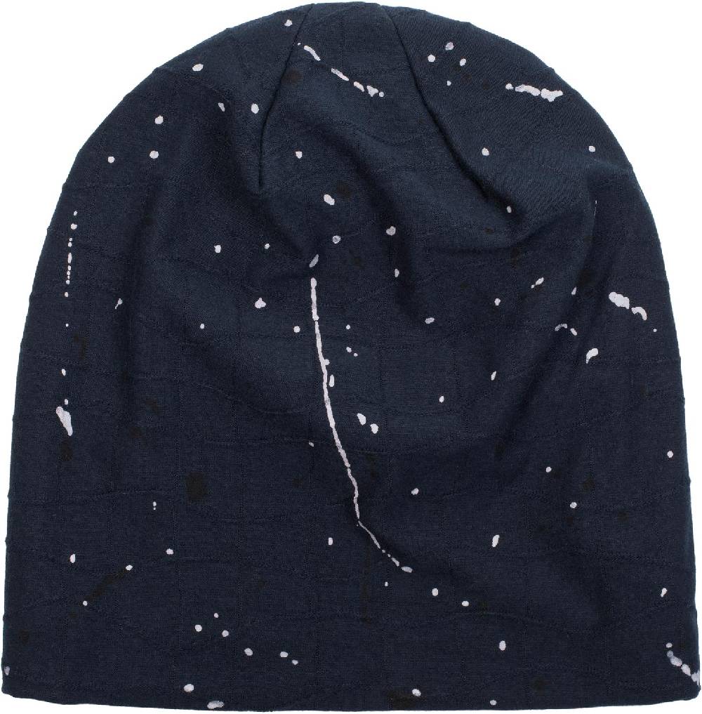 Stylebreaker Beanie Mütze Mit Falten Und Farbklecksen
