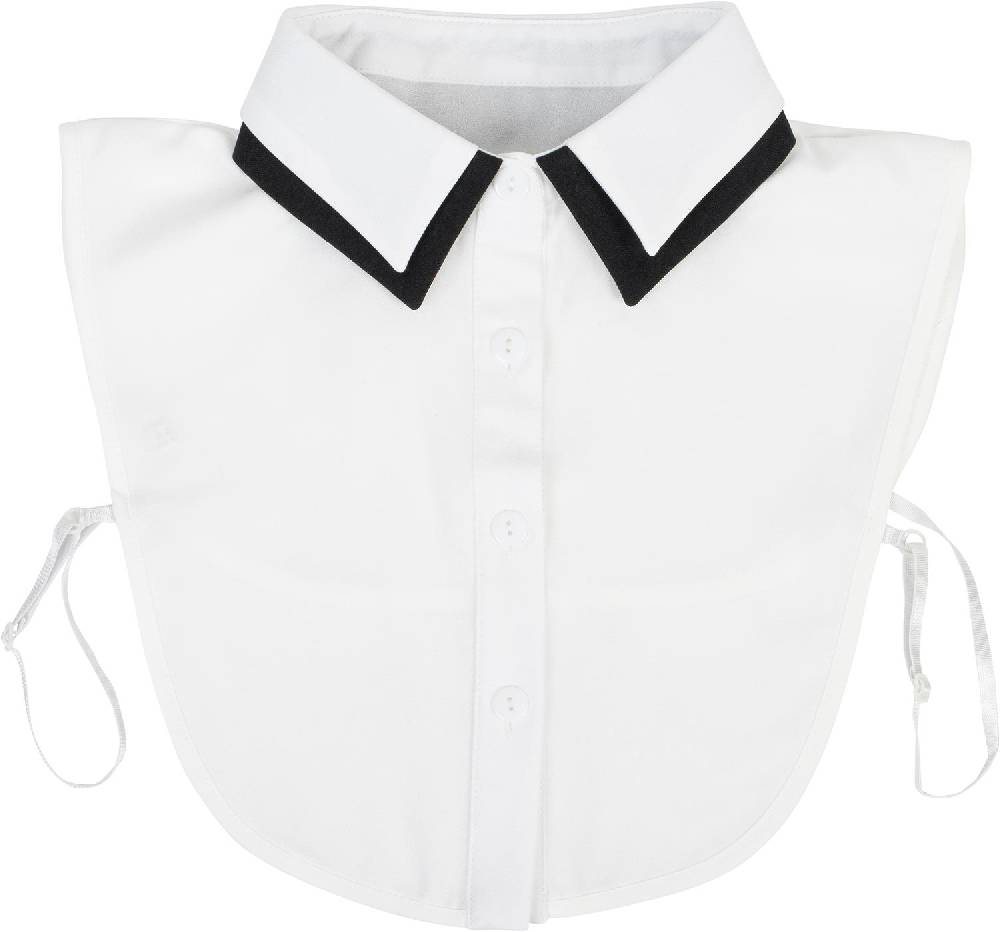 Stylebreaker Blusenkragen mit farblich abgesetztem Kragen