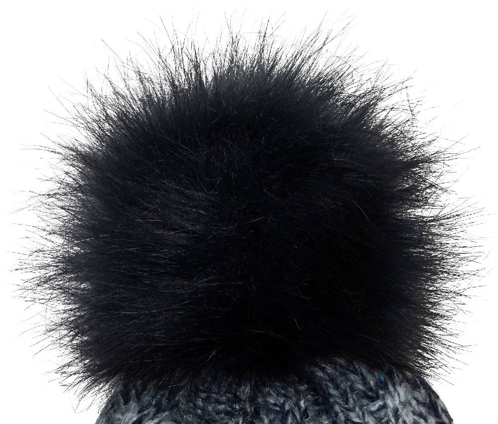 Stylebreaker Bommelmütze Mit Zopfstrick Farbverlauf Muster Und Pailletten