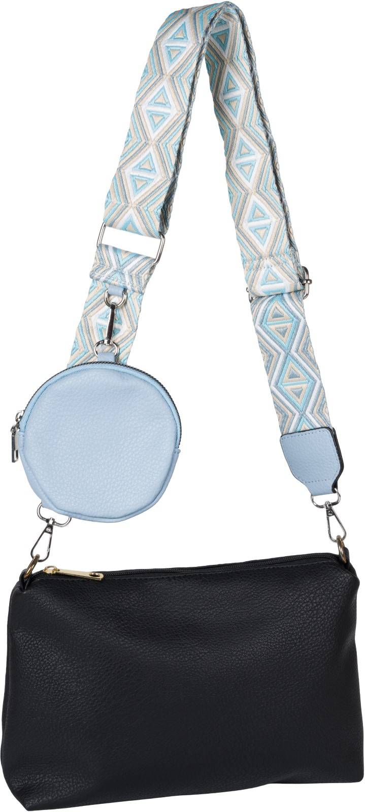 Stylebreaker Breiter Wechsel Taschengurt Gemustert Mit Börse