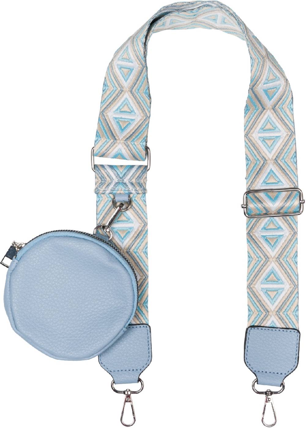 Stylebreaker Breiter Wechsel Taschengurt Gemustert mit Börse