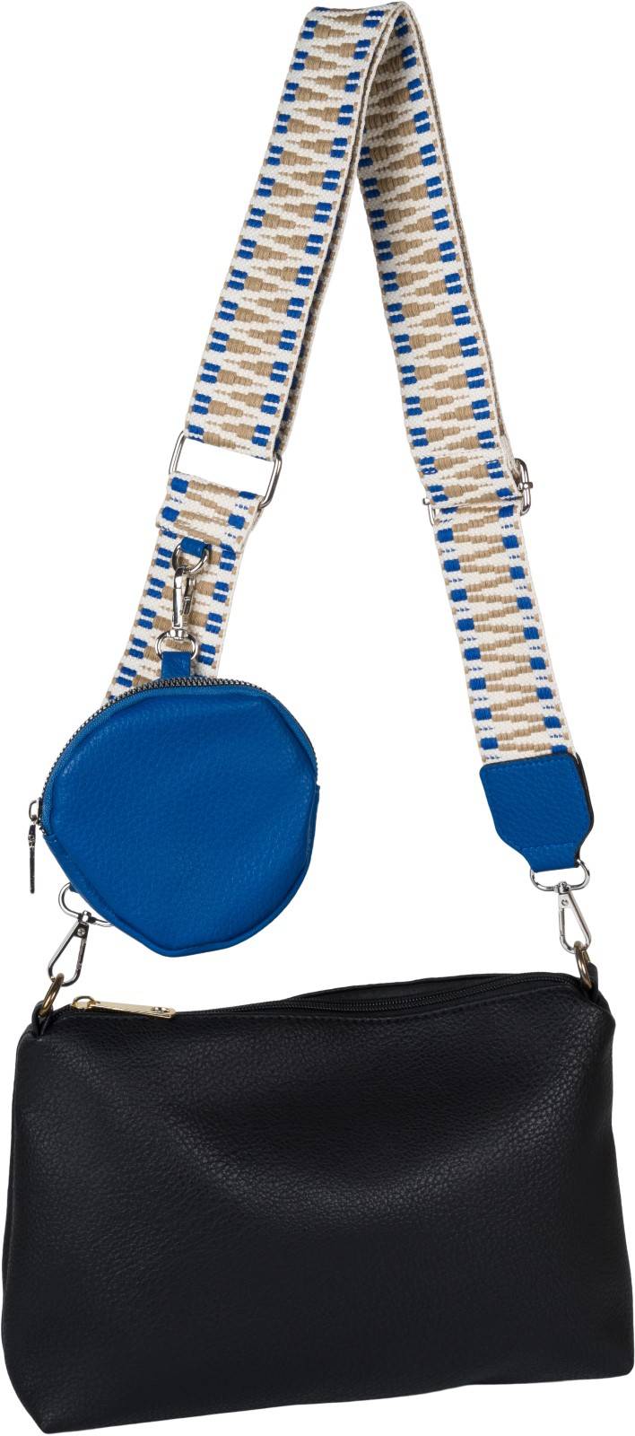 Stylebreaker Breiter Wechsel Taschengurt Zick-Zack Mit Börse