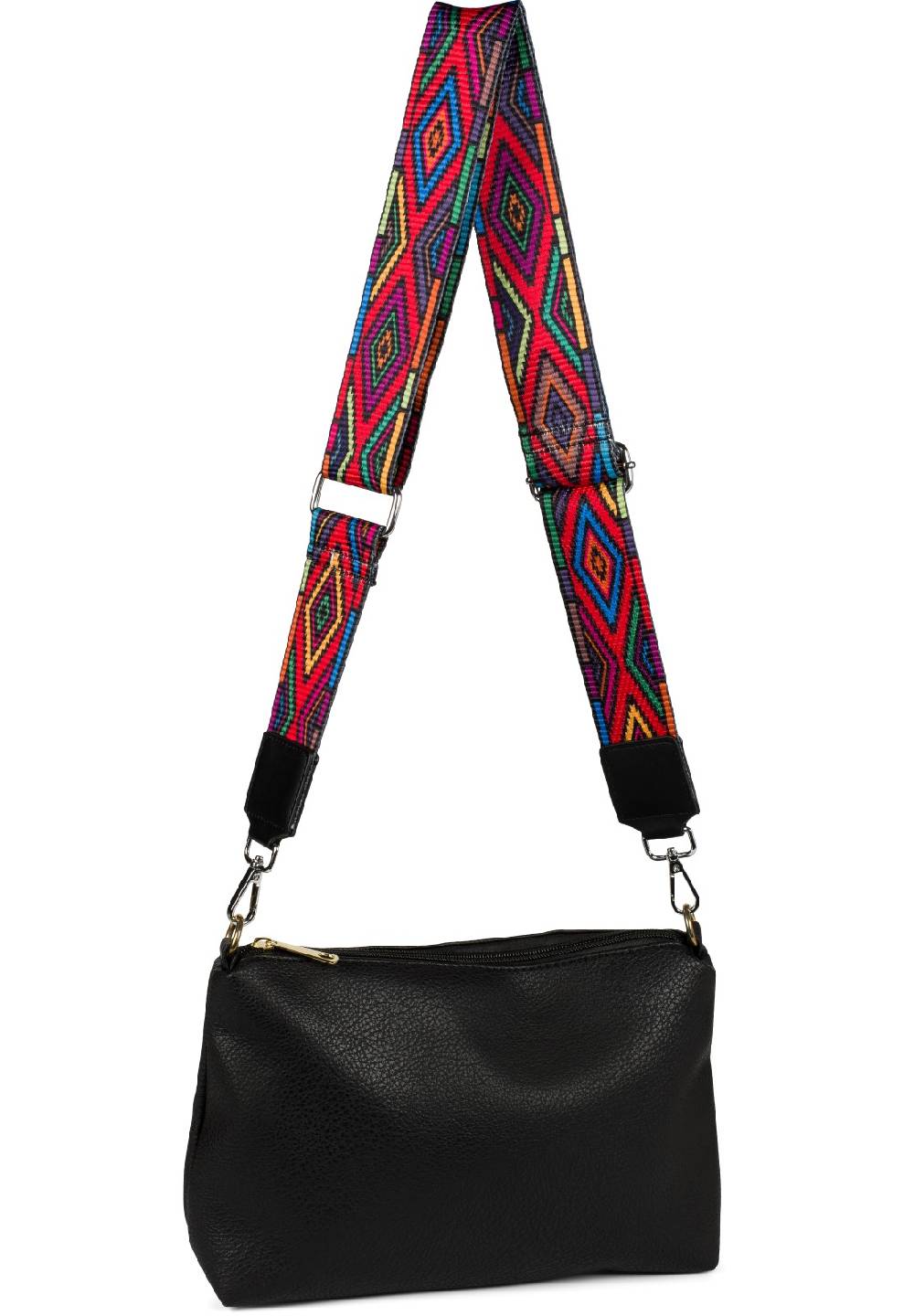 Stylebreaker Breiter Wechsel Taschengurt Zick-Zack Muster