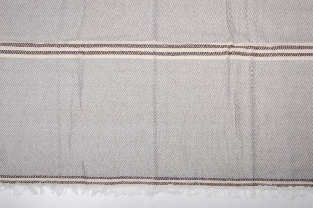 Stylebreaker Breiter XXL Schal Mit Fransen Und Streifen Muster