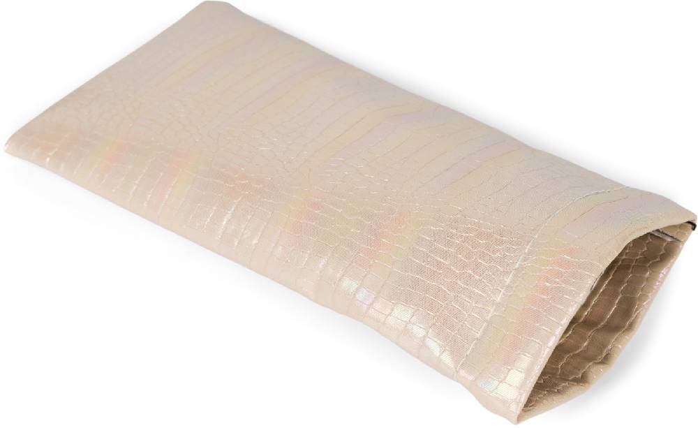 Stylebreaker Brillenetui Kroko Perlmutt mit Putztuch