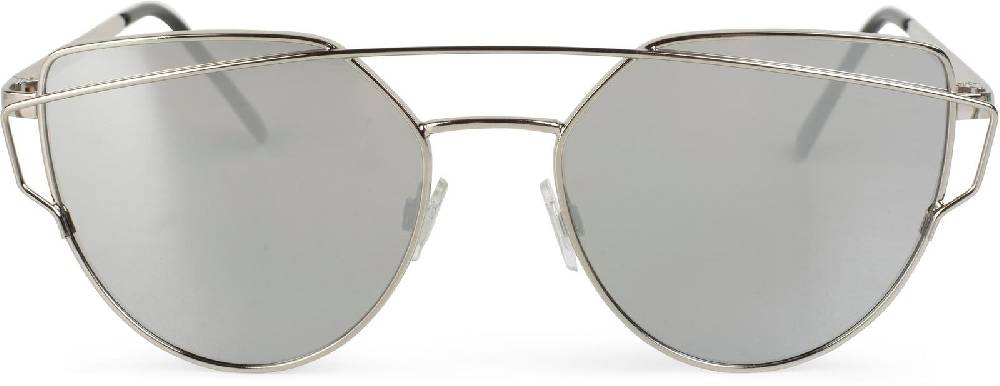 Stylebreaker Cat Eye Sonnenbrille Mit Federscharnier Und Doppeltem Rahmen