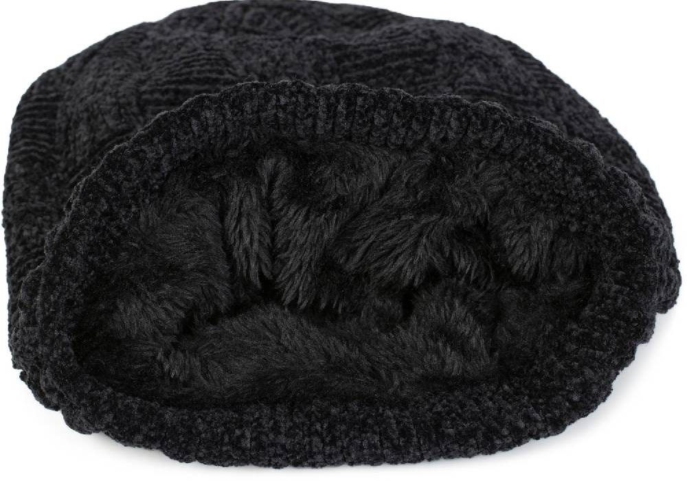 Stylebreaker Chenille Beanie Mütze Mit Flecht Muster