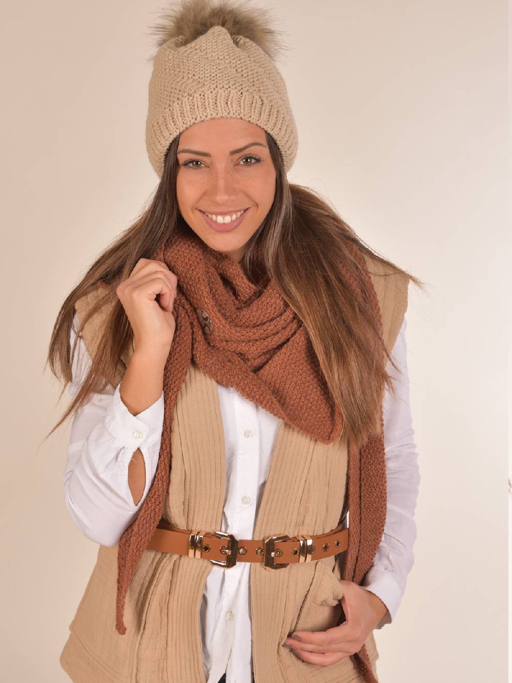 Stylebreaker Doppel Schnallen Gürtel Mit Goldenen Metall Details