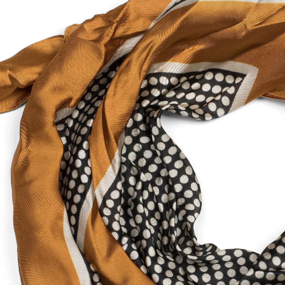 Stylebreaker Dreieckstuch Mit Punkte Und Farbflächen Print