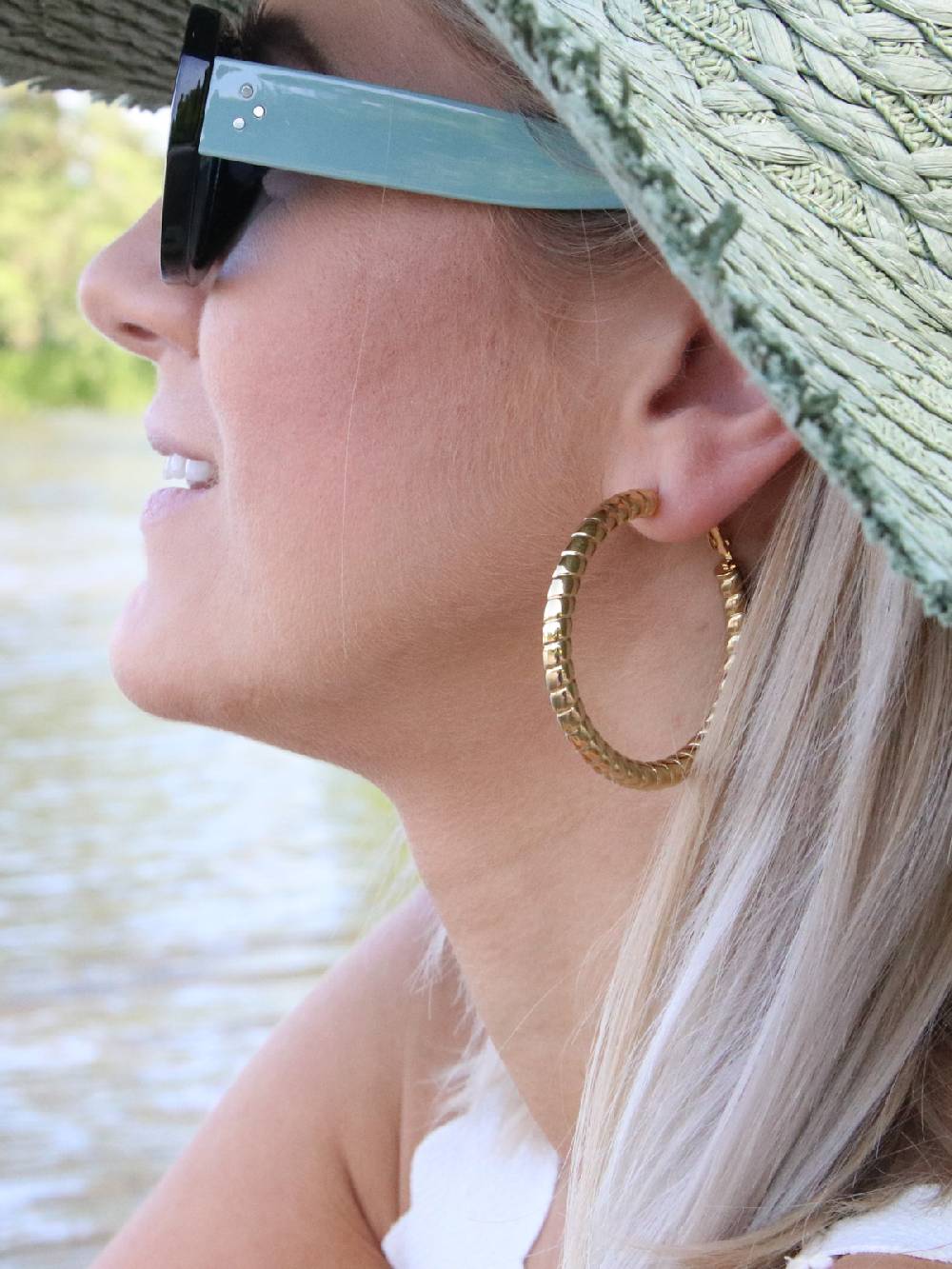 Stylebreaker Edelstahl Creolen Ohrringe In Seil Optik