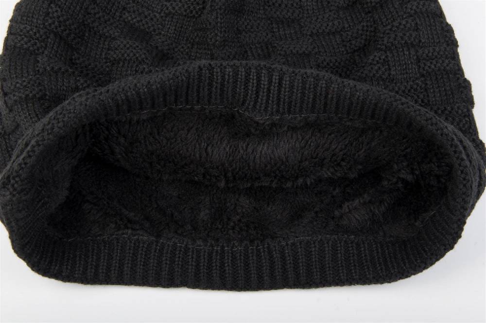 Stylebreaker Feinstrick Beanie Mit Flecht Muster Und Teddyfleece