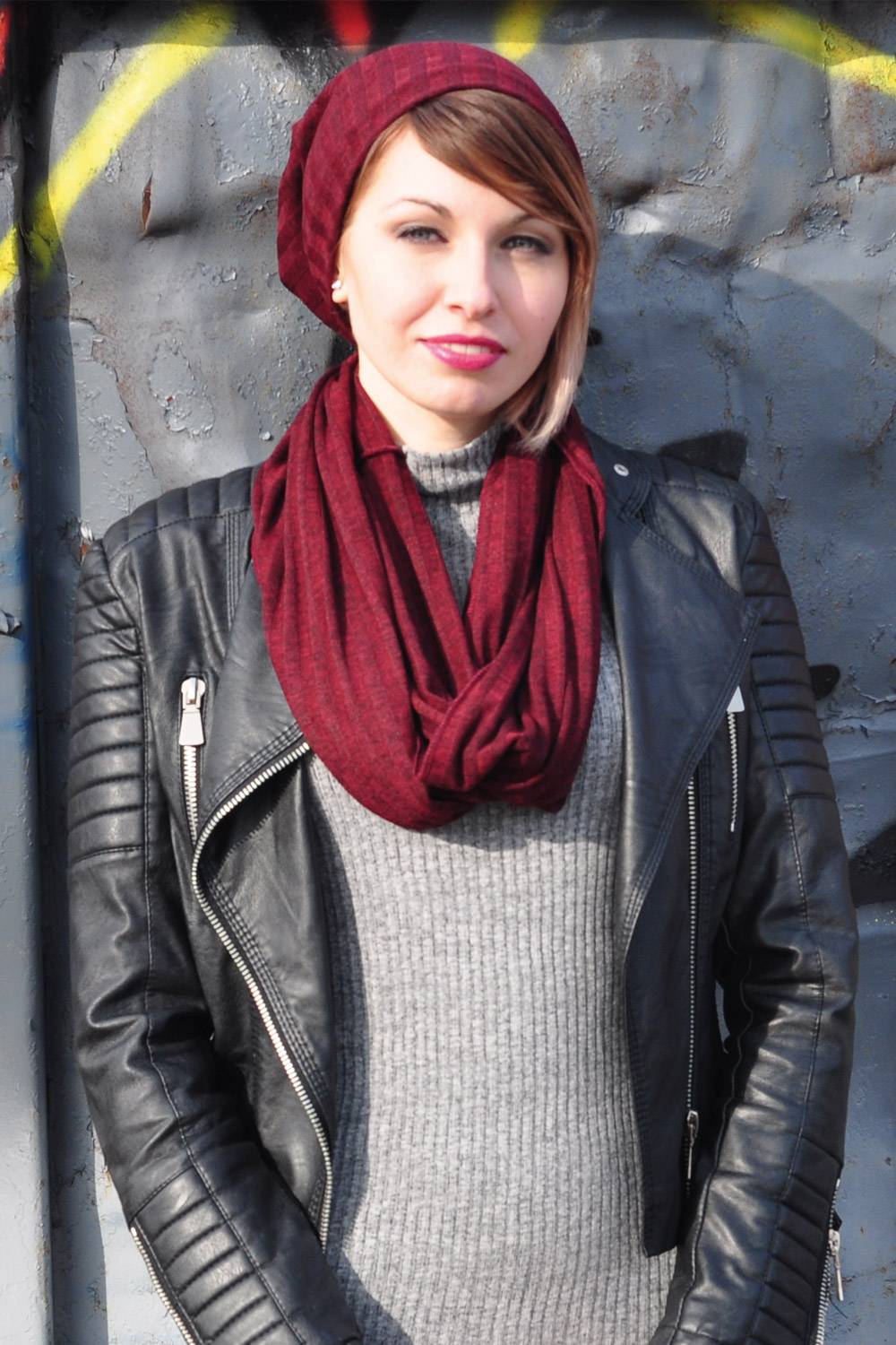 Stylebreaker Feinstrick Beanie Mit Streifen Melange