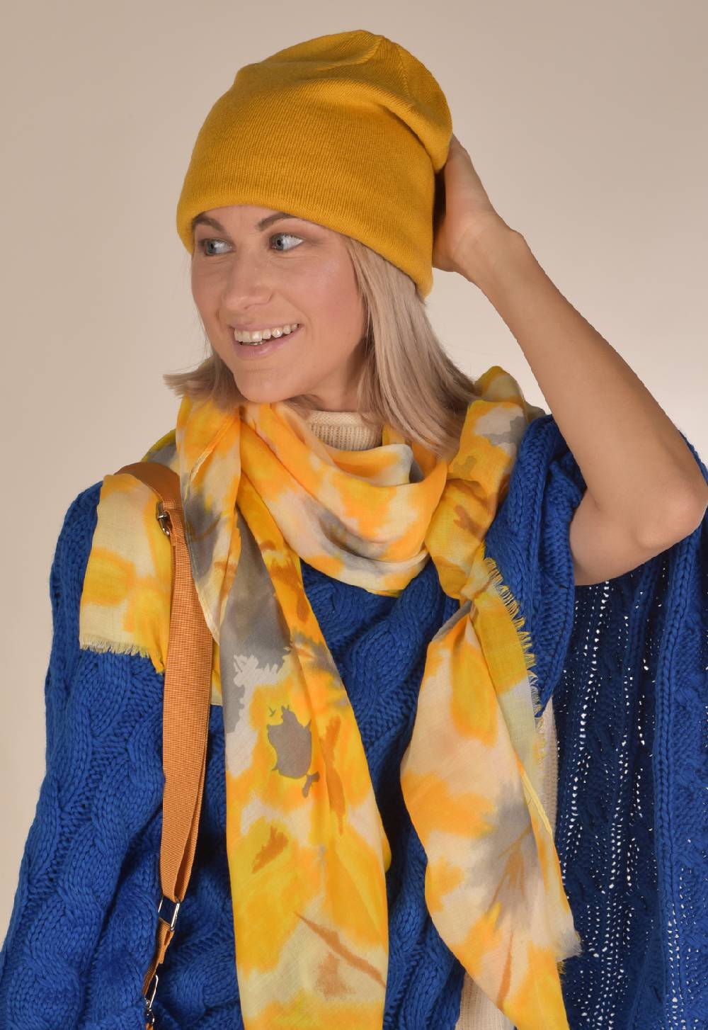 Stylebreaker Feinstrick Beanie Mütze Uni Doppellagig