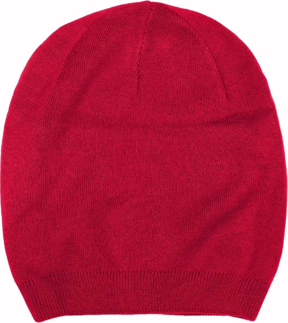 Stylebreaker Feinstrick Beanie Mütze Uni Doppellagig