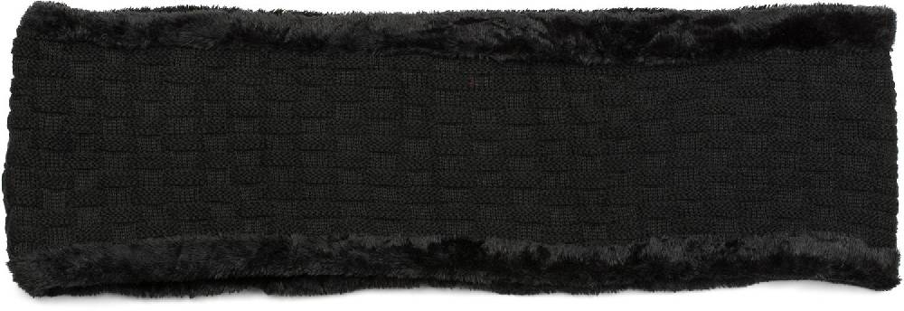 Stylebreaker Feinstrick Loop Mit Flecht Muster Und Teddyfleece