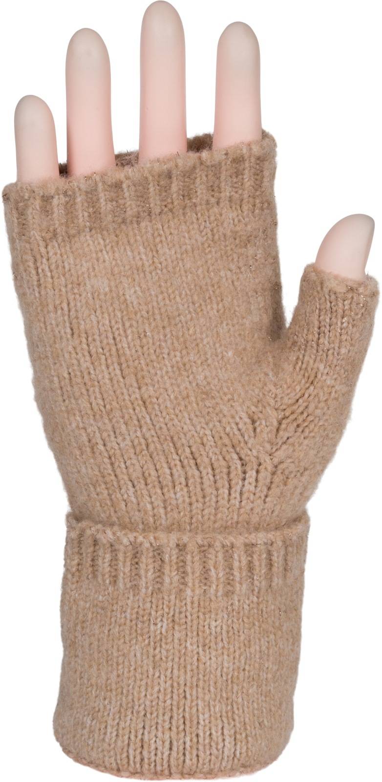Stylebreaker Fingerlose Strickhandschuhe Zopfmuster