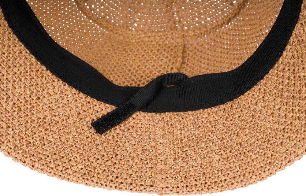 Stylebreaker Fischerhut Aus Papierstroh - Knautschhut