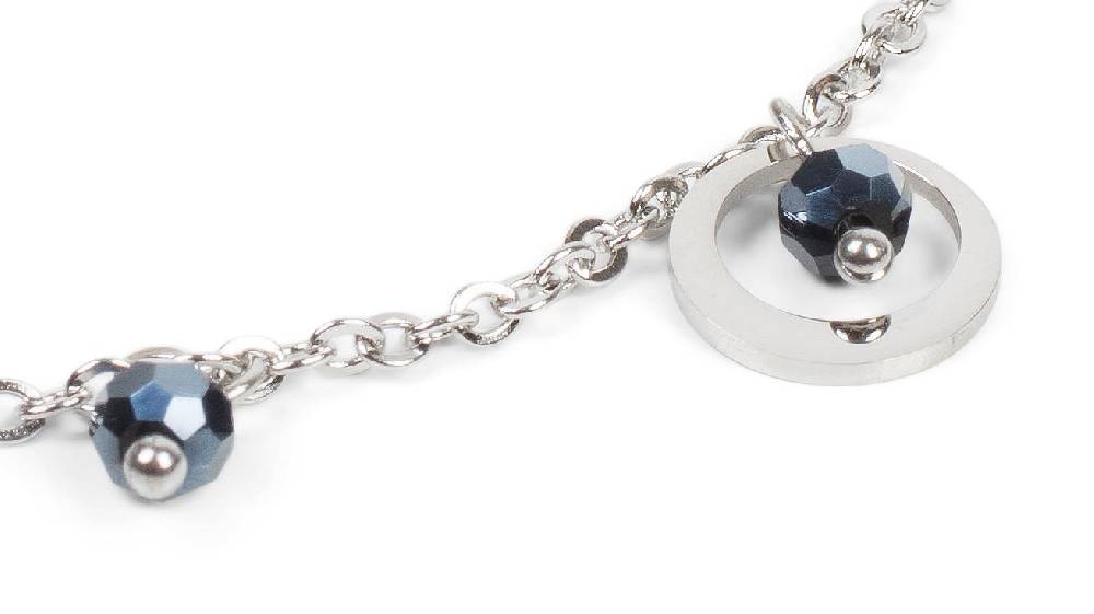 Stylebreaker Fußkettchen Mit Ring Und Perlen Anhängern