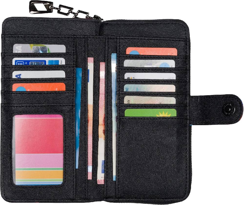 Stylebreaker Geldbörse Mit Ethno Blumen Und Blüten Muster