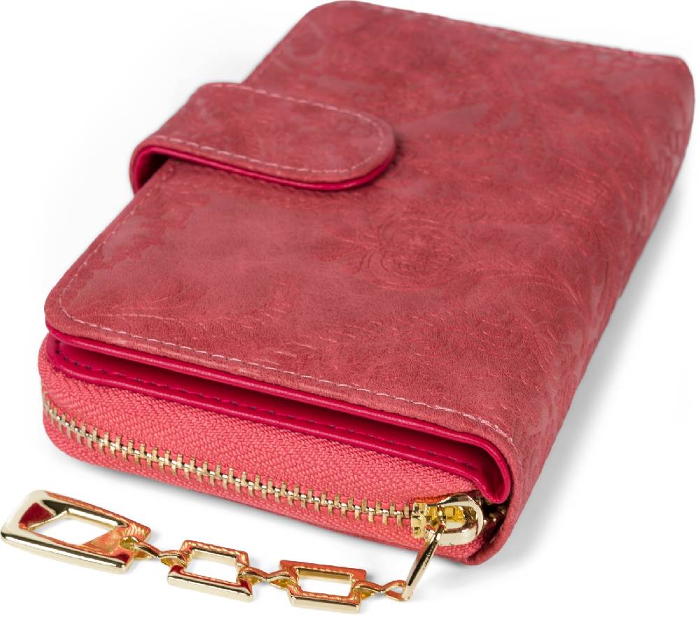 Stylebreaker Geldbörse Mit Paisley Blumen Blüten Prägung