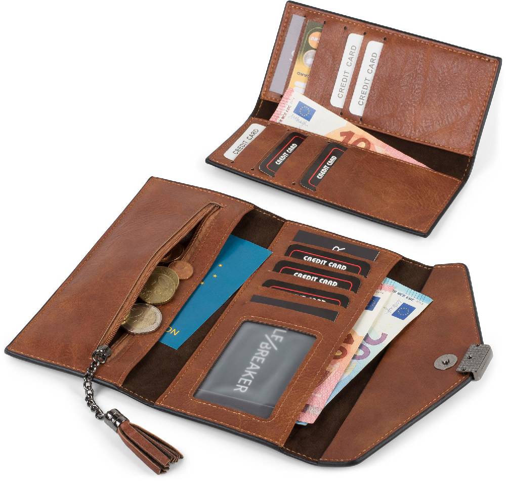 Stylebreaker Geldbörse Mit V-Umschlag Und Metallschnalle