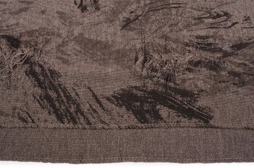 Stylebreaker Gemusterter Loop Schal Im Destroyed Used Look