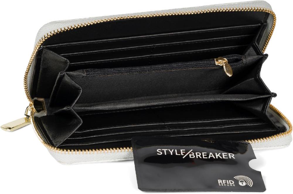 Stylebreaker Große Geldbörse Mit Paisley Muster Prägung