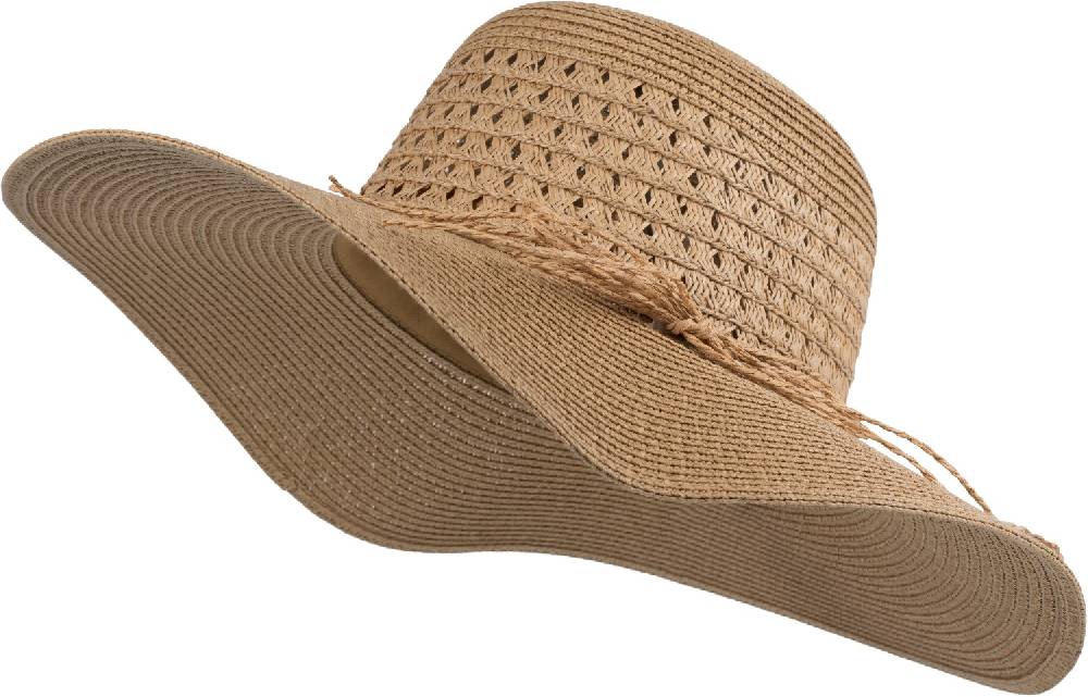 Stylebreaker Großer Sonnenhut mit Hutband und Schleife Strohhut