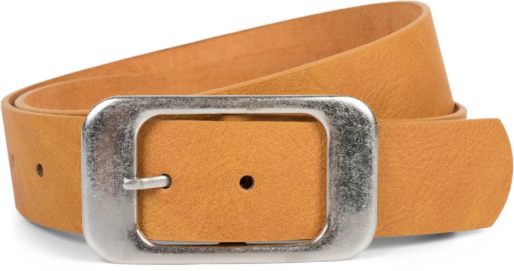 Stylebreaker Gürtel Unifarben Mit Großer Rechteckiger Schnalle