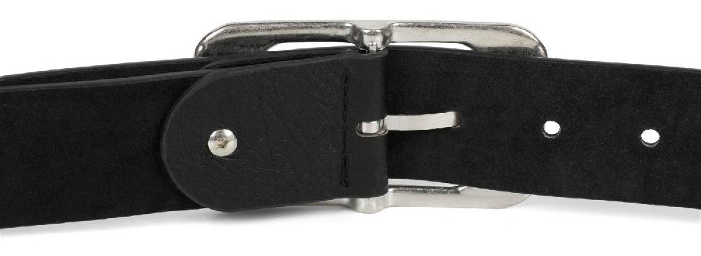 Stylebreaker Gürtel Unifarben Mit Großer Rechteckiger Schnalle