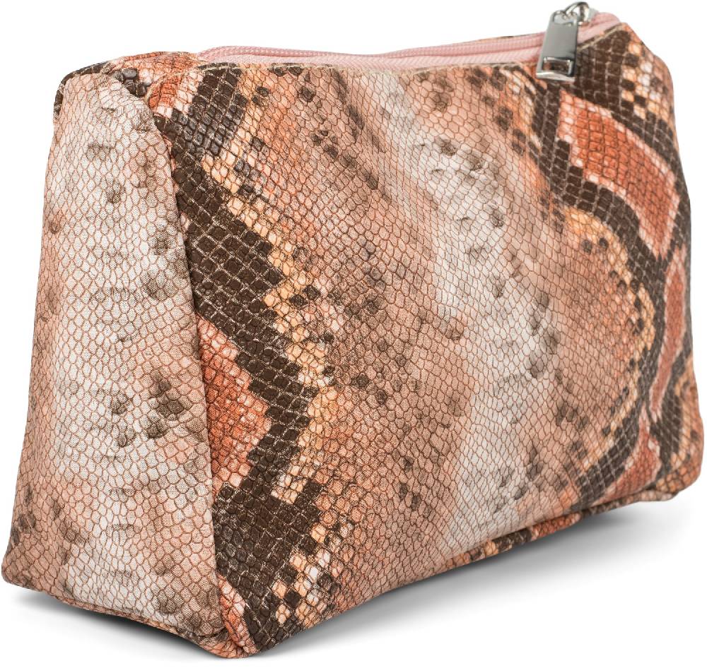Stylebreaker Kosmetiktasche In Bunter Schlangenleder Optik