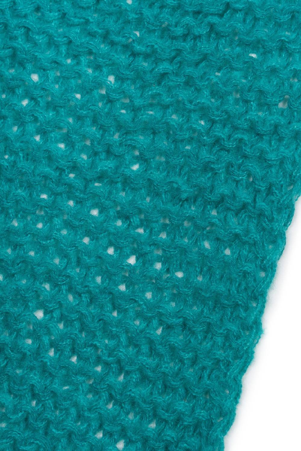 Stylebreaker Langer Strick Schal Mit Wellen Strickmuster