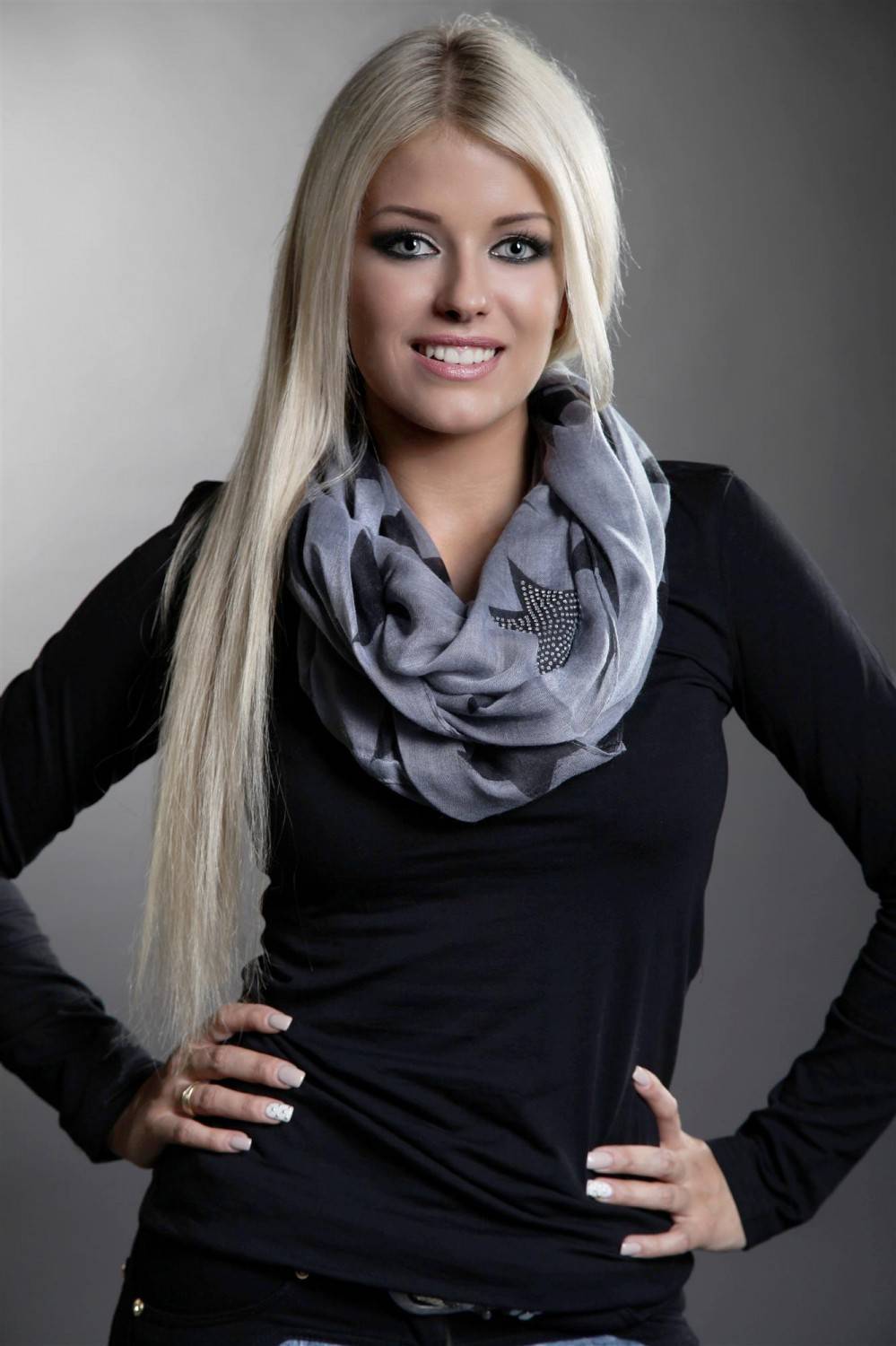 Stylebreaker Loop Mit Sternen Und Strass Applikation