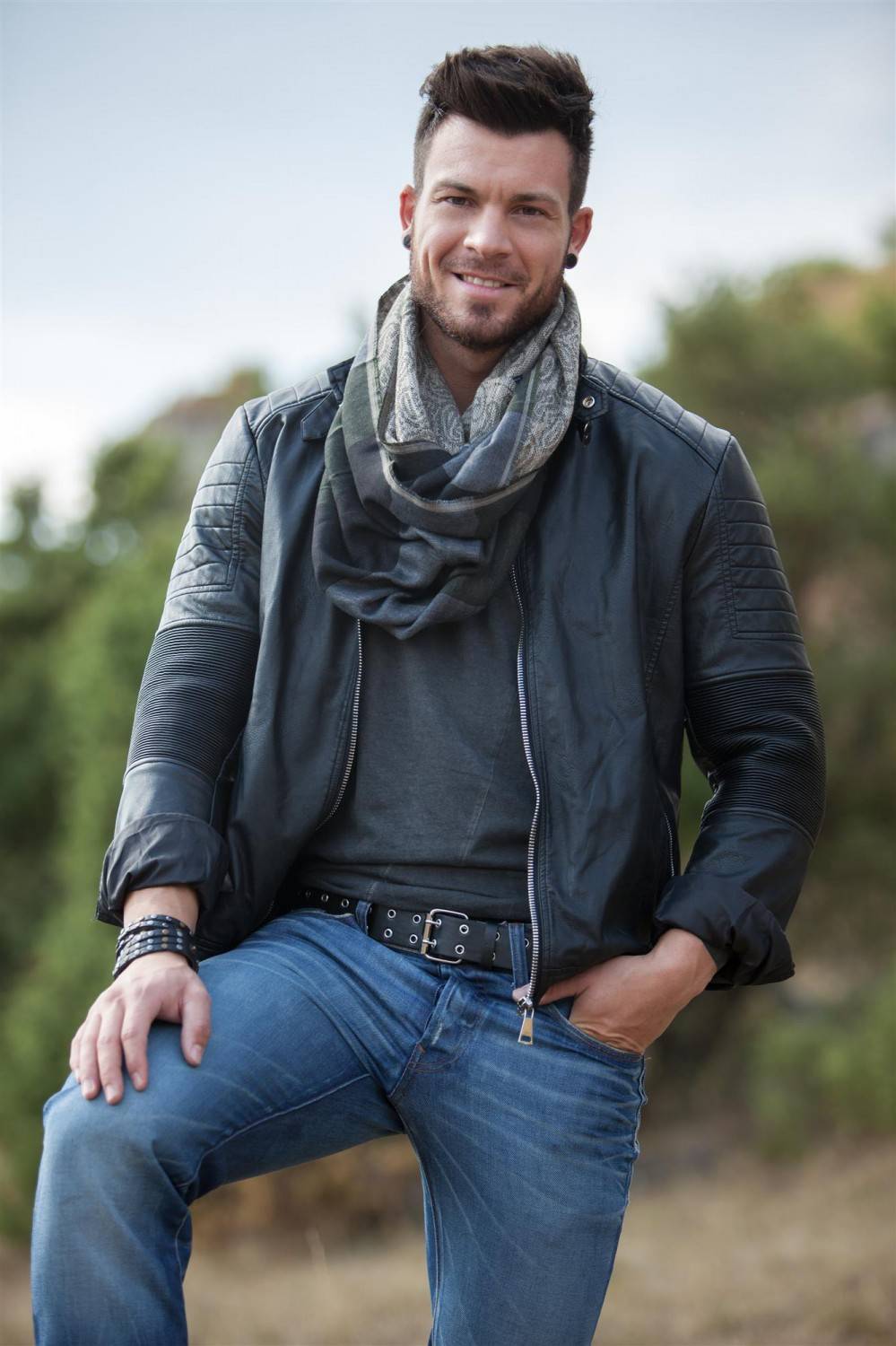 Stylebreaker Loop Mit Streifen Paisley Muster Doubleface