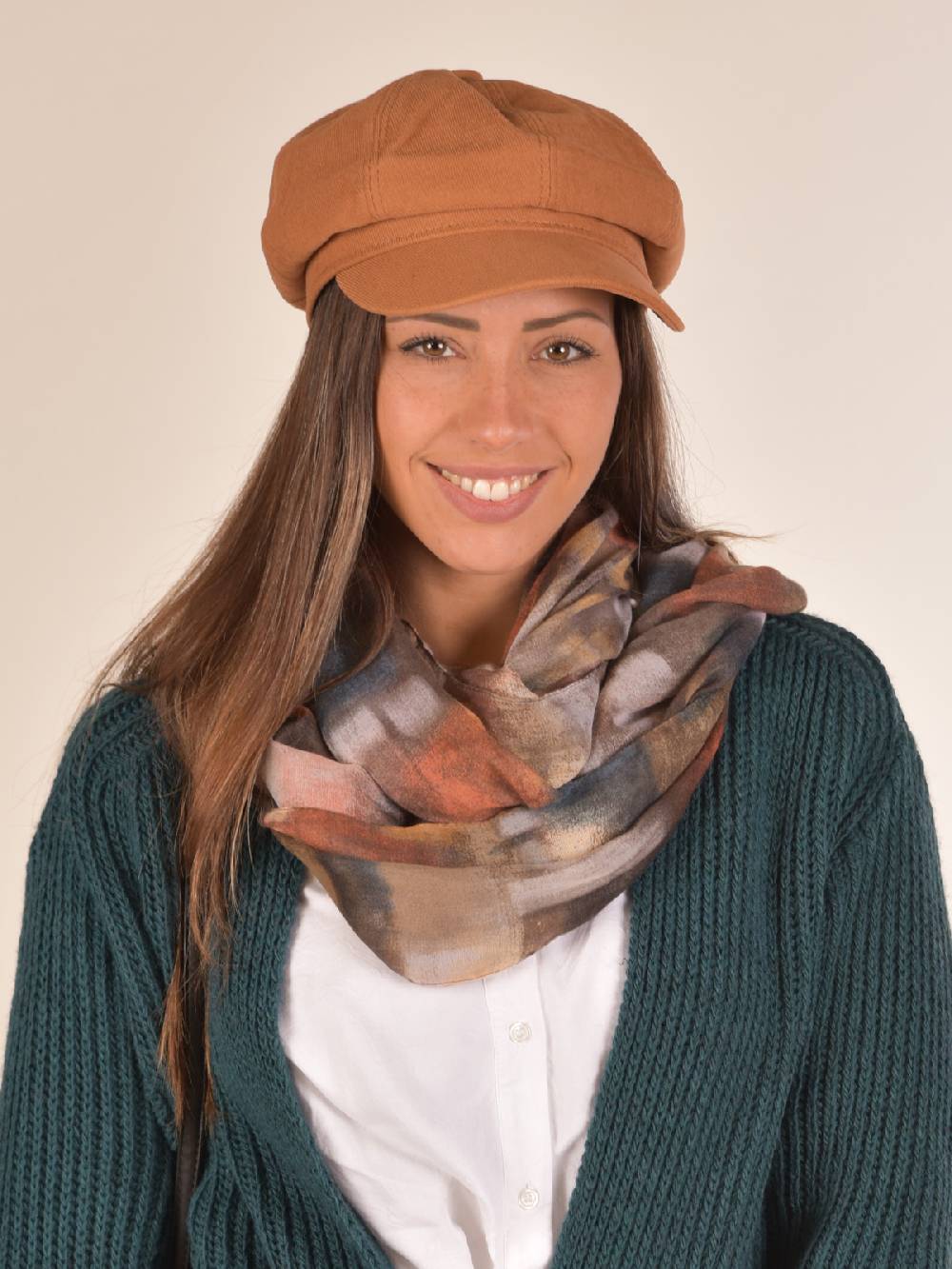 Stylebreaker Loop Schal Mit Buntem Pinselstrich Muster