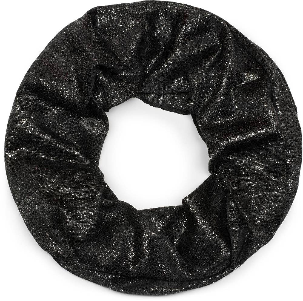Stylebreaker Loop Schal mit Glitzerfaden und kleinen Pailletten