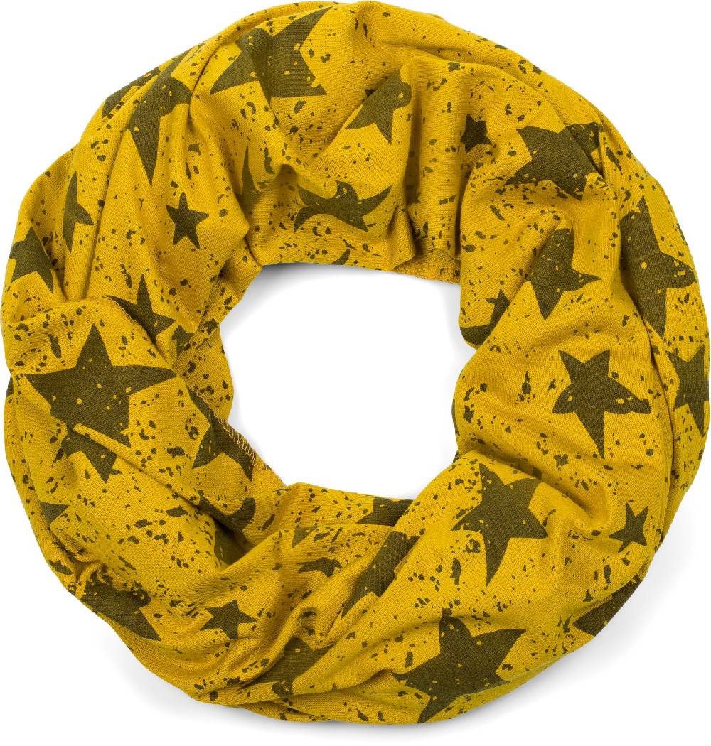 Stylebreaker Loop Schal mit Sterne Splat Style Print