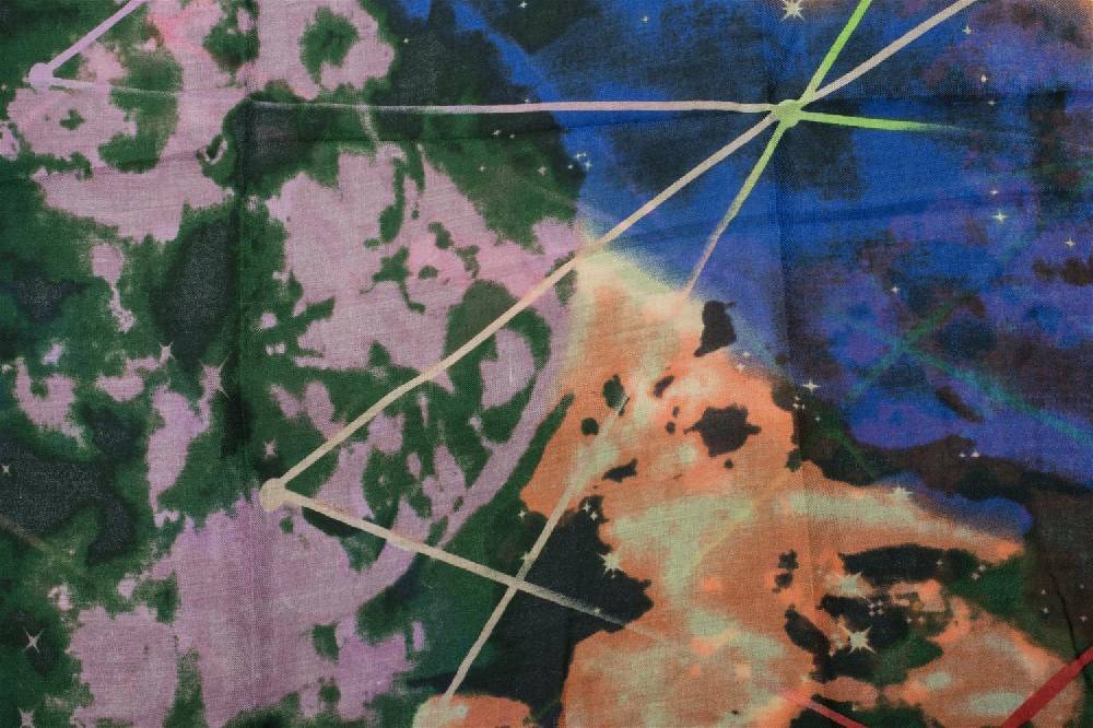 Stylebreaker Loop Schal Mit Sternennebel Weltall Motiv Print