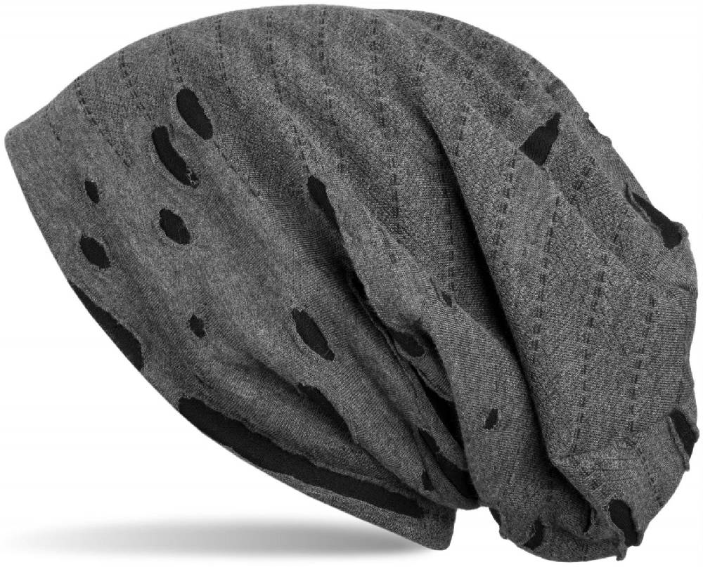 Stylebreaker Loop Und Beanie Set Im Destroyed Used Look