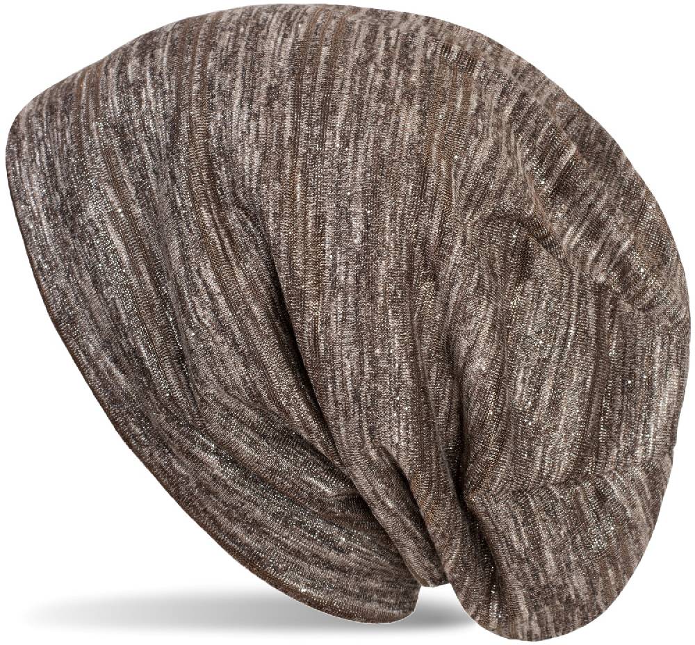 Stylebreaker Loop Und Beanie Set Mit Glitzerfaden Und Kleinen Pailletten