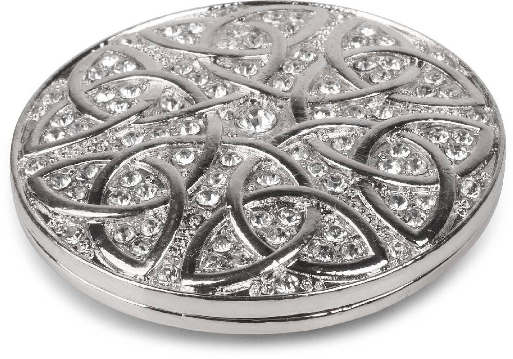 Stylebreaker Magnet Brosche Mit Ornament Und Strass