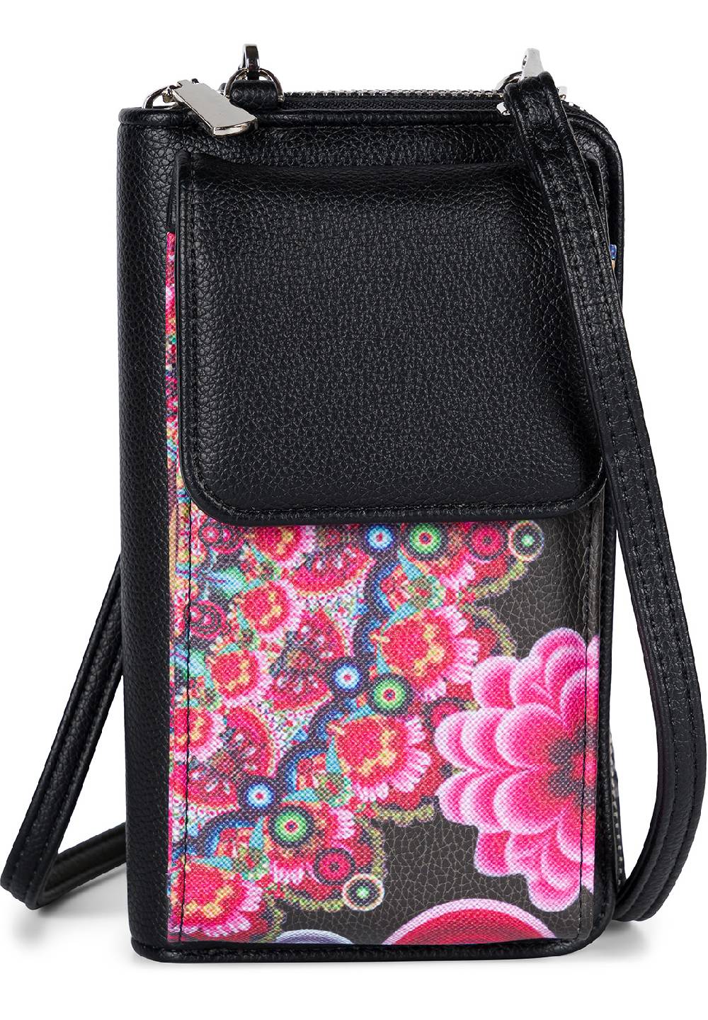 Stylebreaker Mini Bag Ethno Blumen Blüten - RFID Schutz