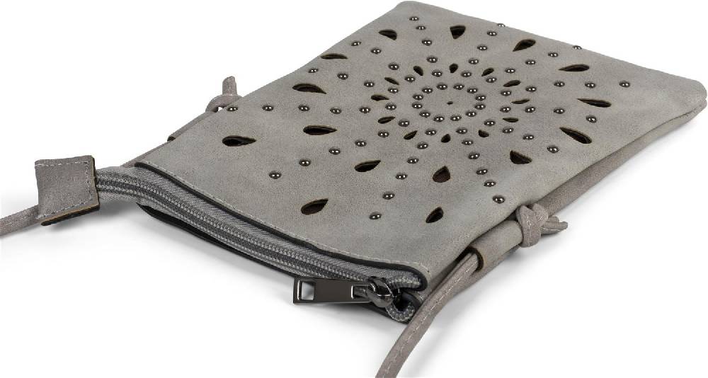 Stylebreaker Mini Umhängetasche Blumen Cutouts Und Nieten