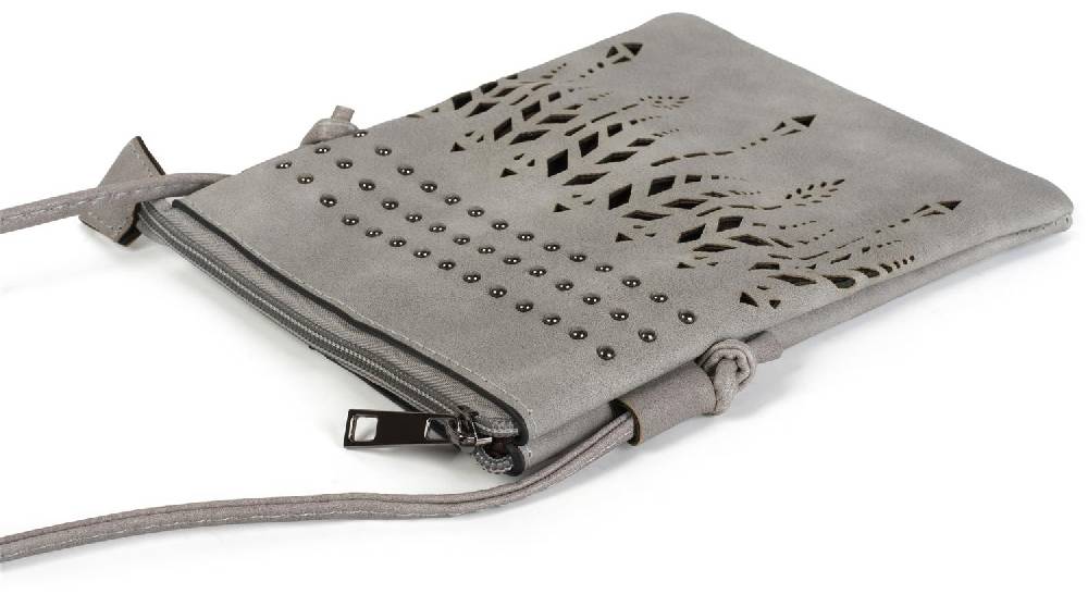 Stylebreaker Mini Umhängetasche Ethno Cutout Und Nieten
