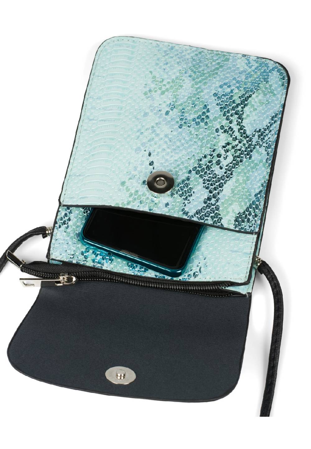 Stylebreaker Mini Umhängetasche In Schlangenleder Optik