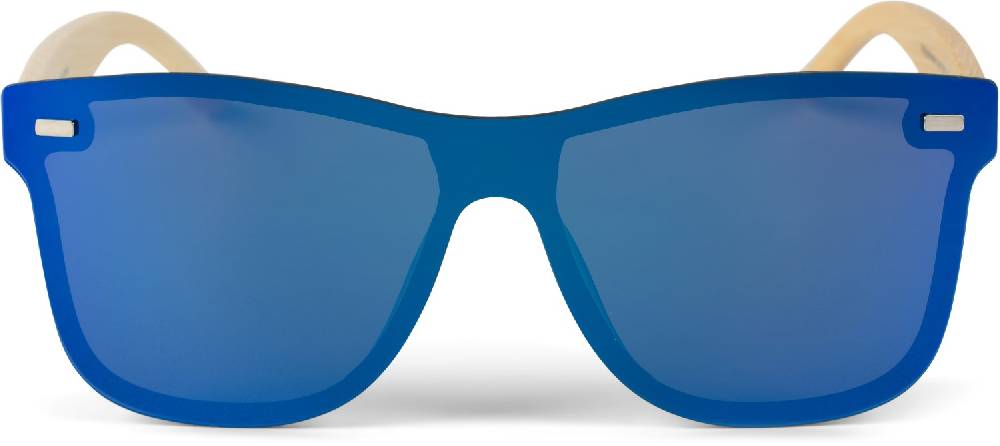 Stylebreaker Monoglas Nerd Sonnenbrille Bambus Bügel