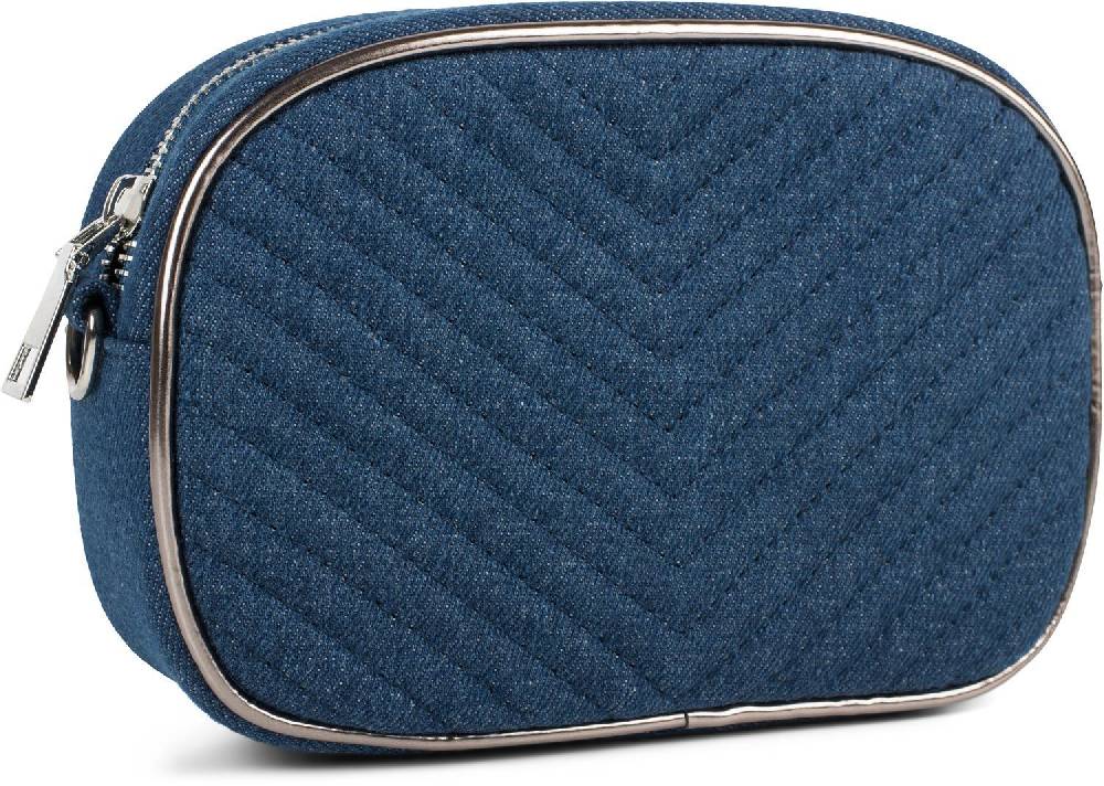 Stylebreaker Multi Bauchtasche Umhängetasche in Jeans Optik