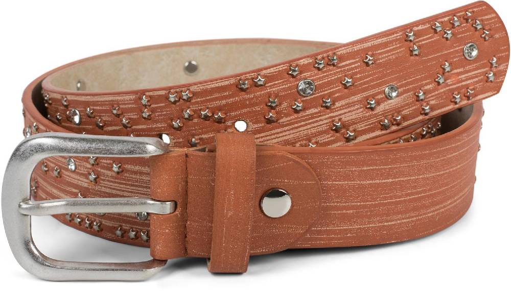 Stylebreaker Nietengürtel Mit Sternchen Nieten Und Strass