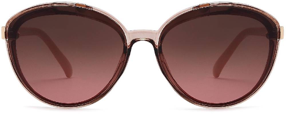 Stylebreaker Ovale Sonnenbrille - Filigraner Kunststoff Rahmen