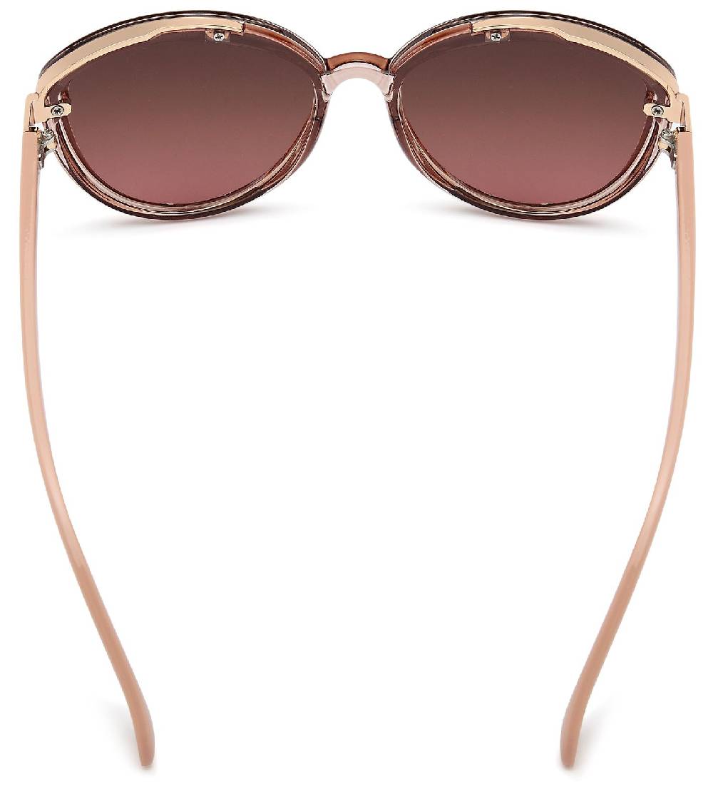 Stylebreaker Ovale Sonnenbrille - Filigraner Kunststoff Rahmen